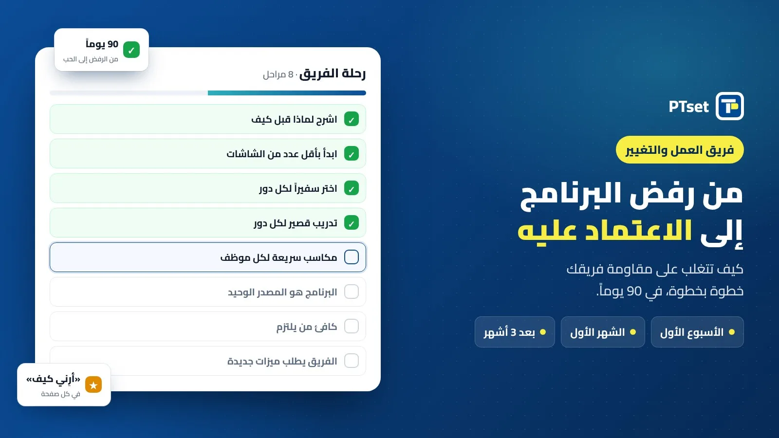 رحلة فريق مركز العلاج الطبيعي من مقاومة البرنامج إلى الاعتماد عليه